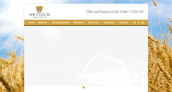 Desktop Screenshot of antiochbiblechurch.org.za